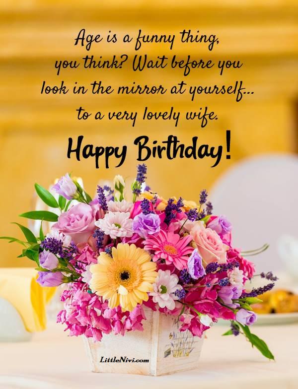 Funny Birthday Wishes For Your Wife