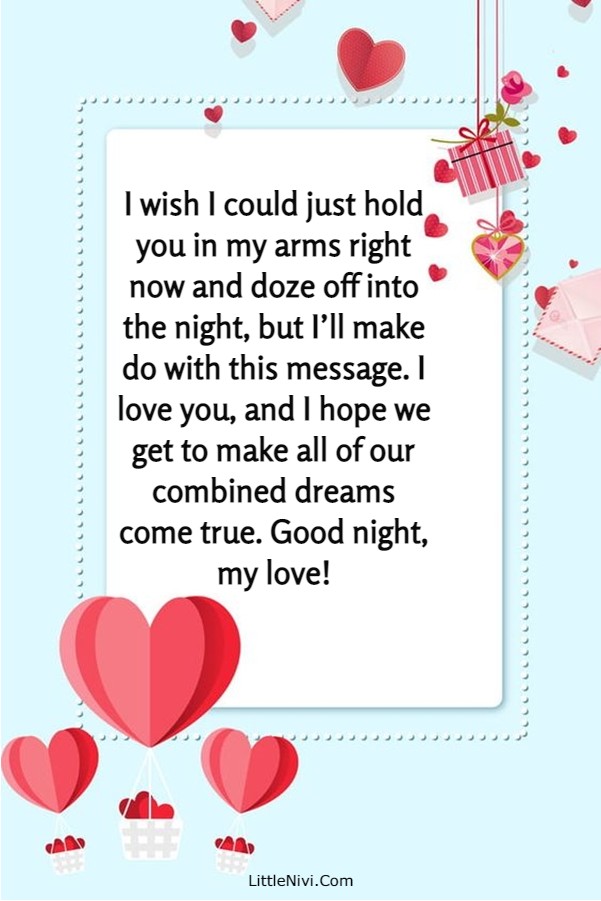 Up to goodnight paragraphs wake her to for Romantic Good