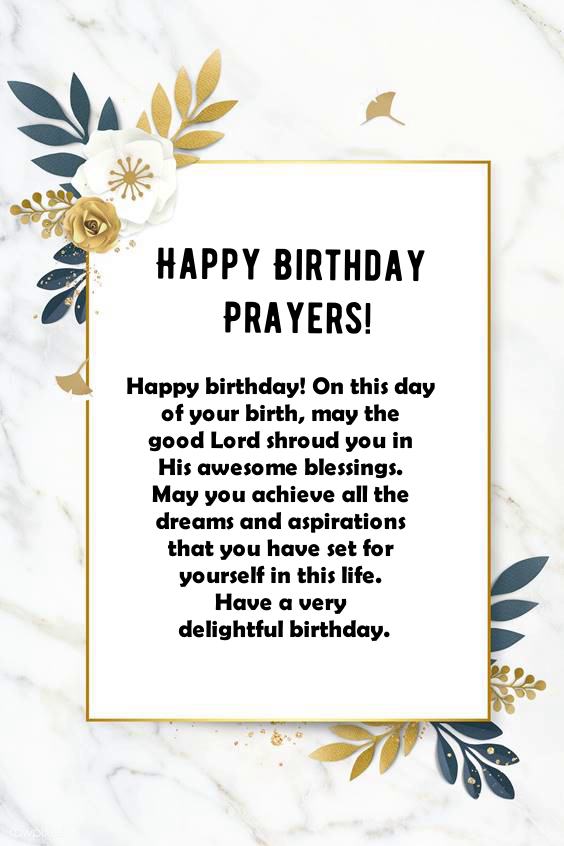 happy birthday prayers