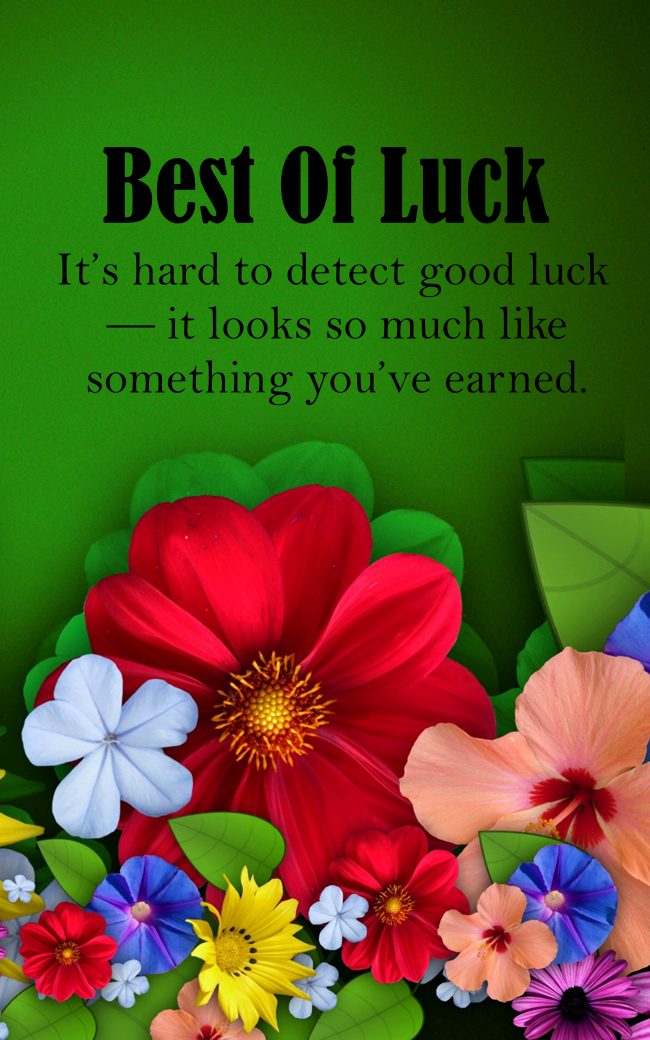 inspirational good luck quotes