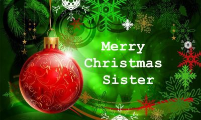 Cute Merry Christmas Sister Quotes With Images and Xmas Messages