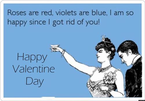 sarcastic sayings on valentine day