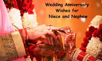 Best Happy Wedding Anniversary Wishes for Niece and Nephew