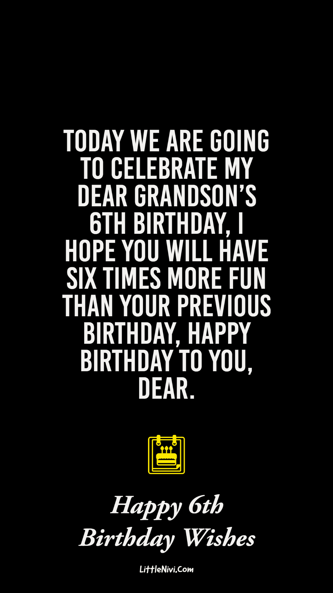 happy 6th birthday quotes messagesand birthday images