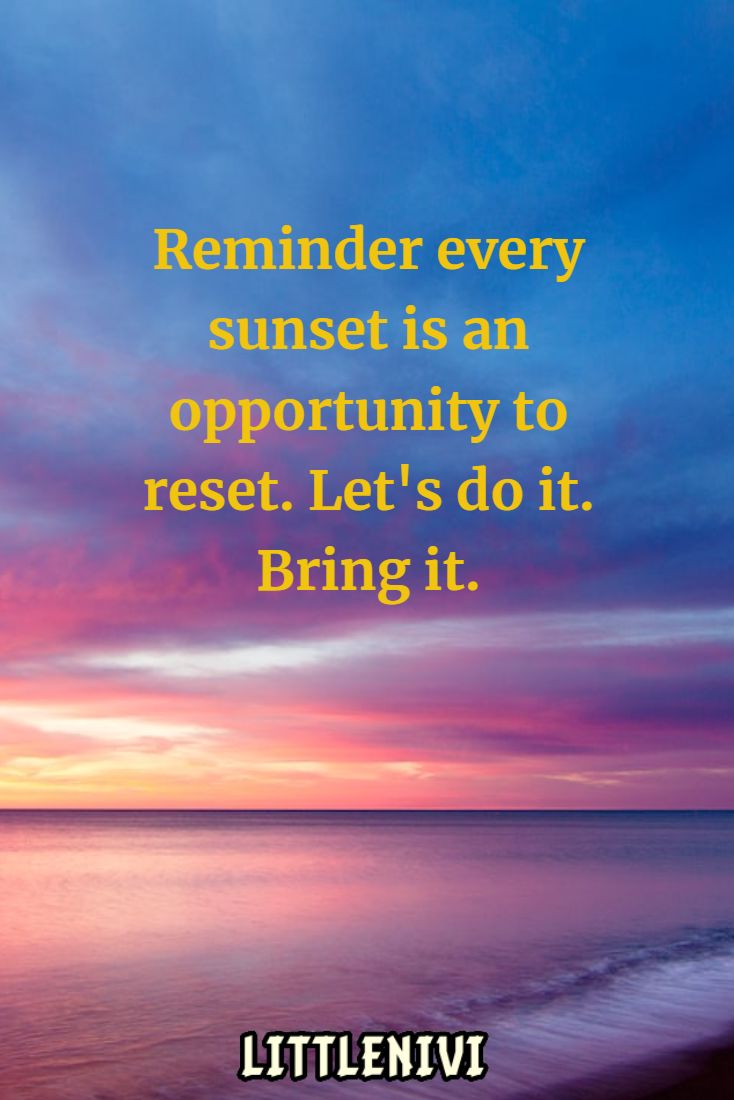 Inspirational Sunset Quotes