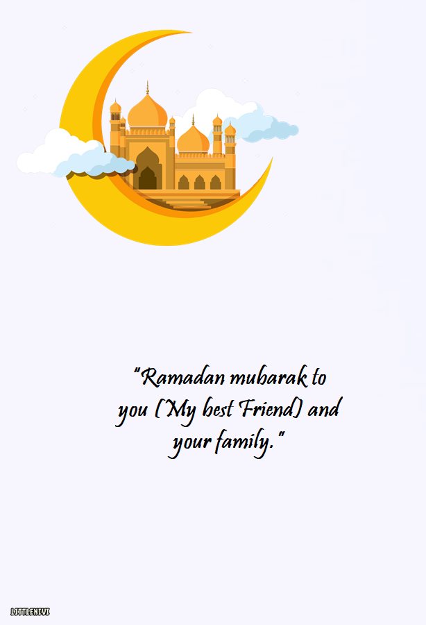 Ramadan Wishes for Best Friend