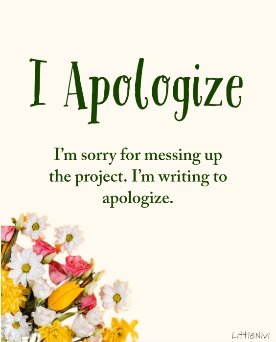 Apology Message To Boss For Mistake At Work