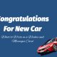 Congratulations For New Car Wishes and Messages