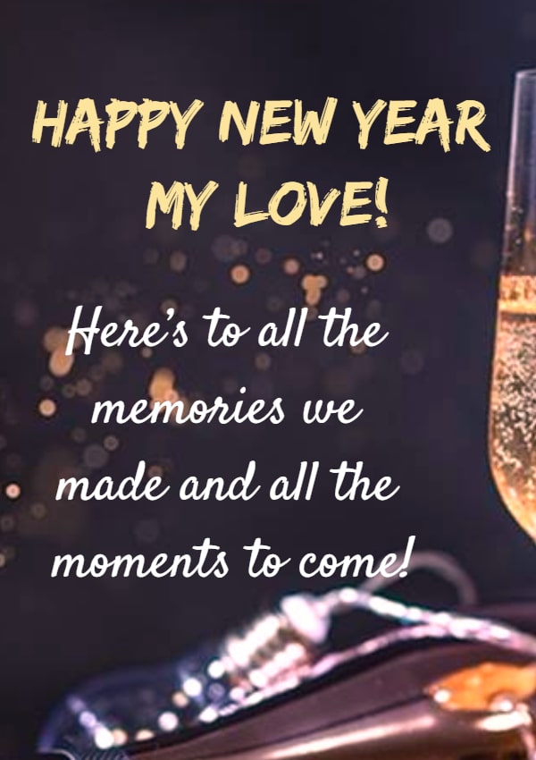 Romantic Happy New Year Wishes and images