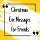 Christmas Eve Messages for Friends