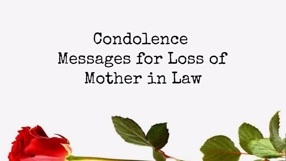 65 Condolence Messages for Loss of Mother in Law – LittleNivi.Com